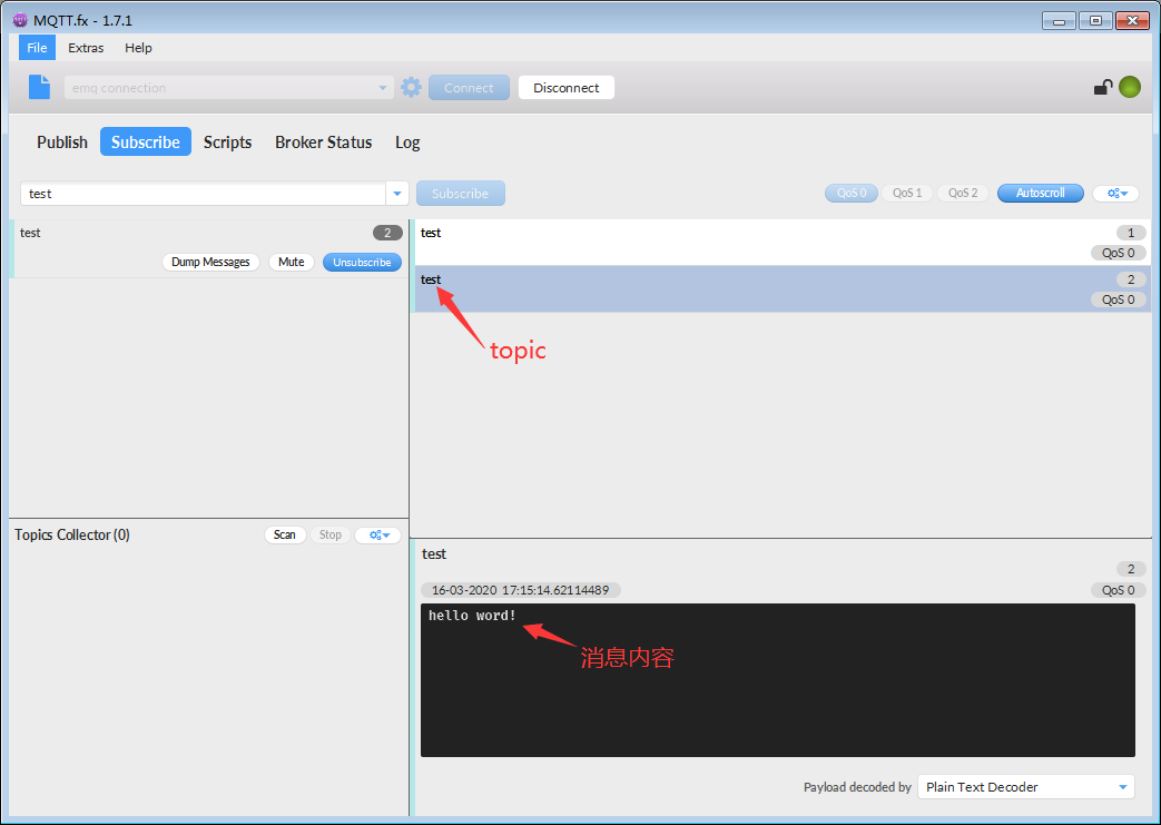 mqttfx-client-message-subscribe